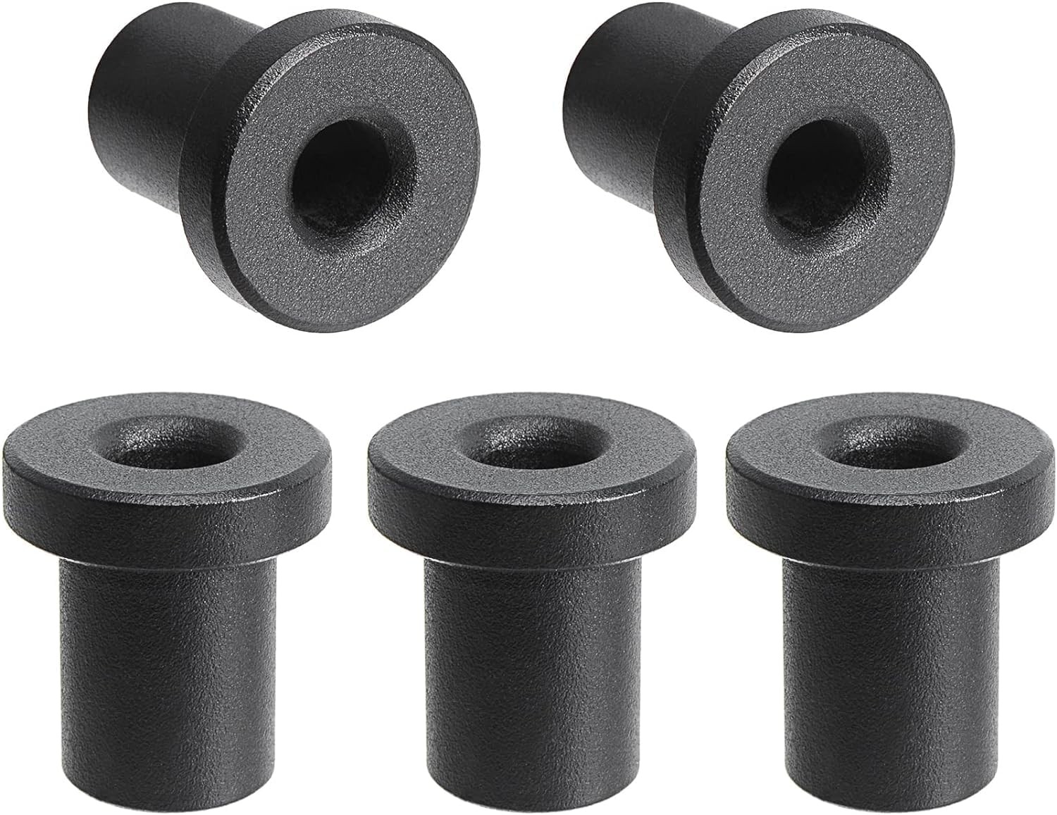 5Pcs Black Barn Door Rollers, 34mm/1.34in Sliding Spacers,