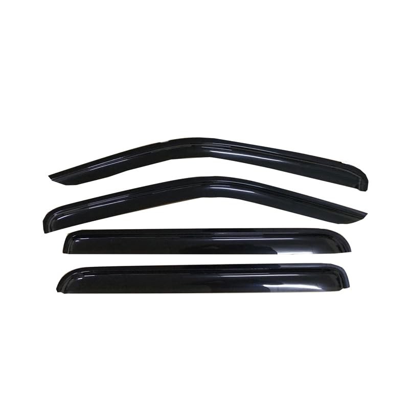 4pcs Wind Deflectors Channel Dark Smoke for Dodge Nitro 2007-2011 112-1107