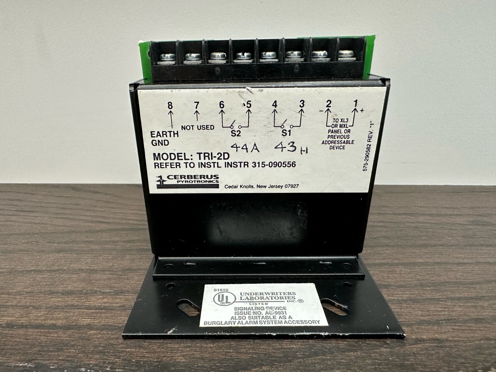 SIEMENS CERBERUS PYROTRONICS TRI-2D FIRE ALARM INTELLIGENT INTERFACE MODULE