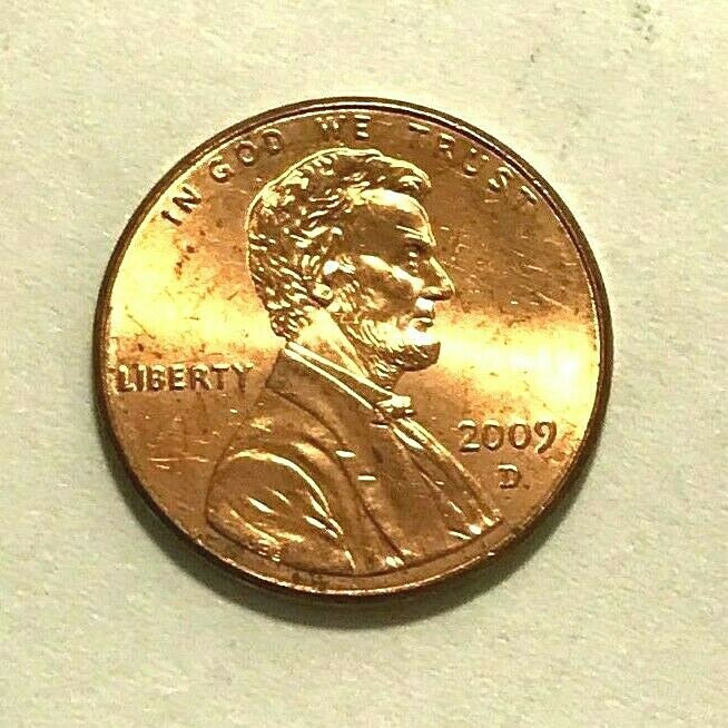 2009 D Lincoln Cent - Log Cabin -Red