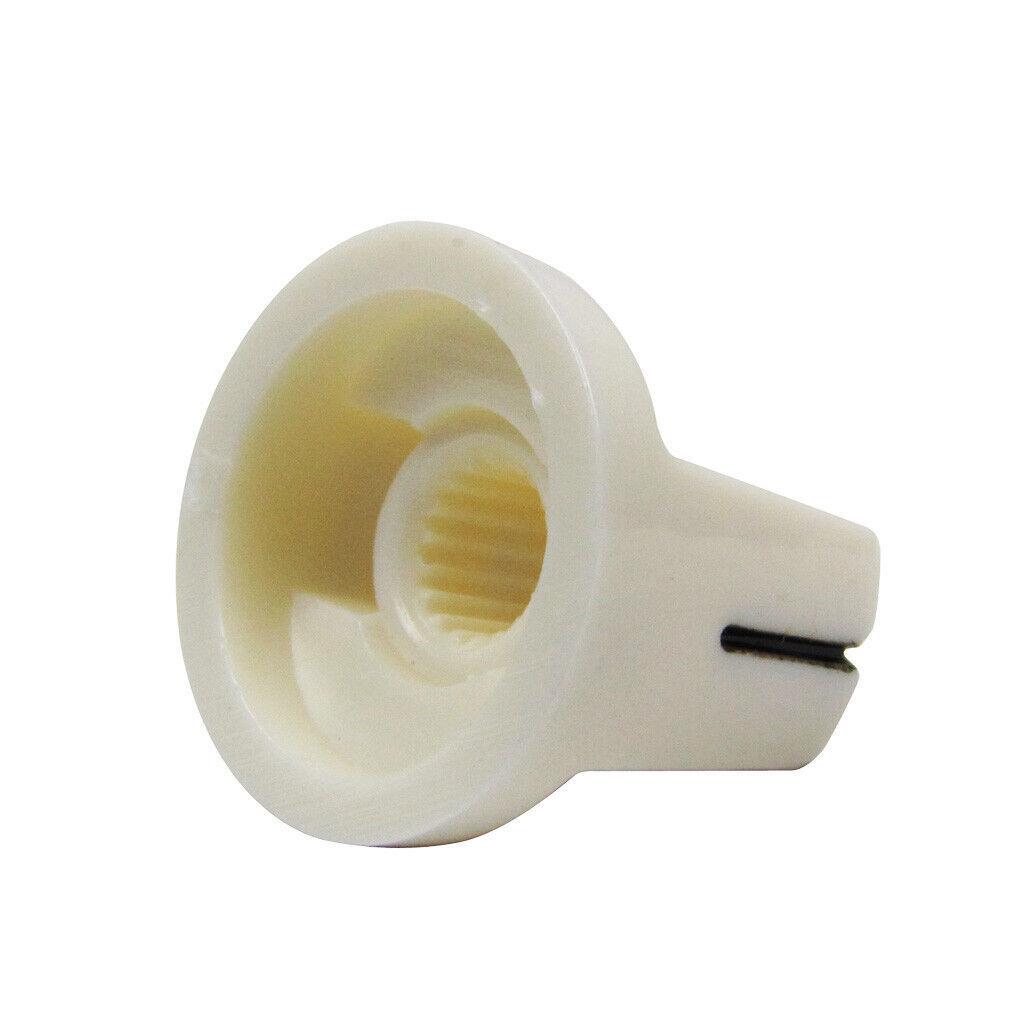 12PCS Plastic Guitar Amplifier Amp Knobs Effect Pedal Pointer Knobs Parts White