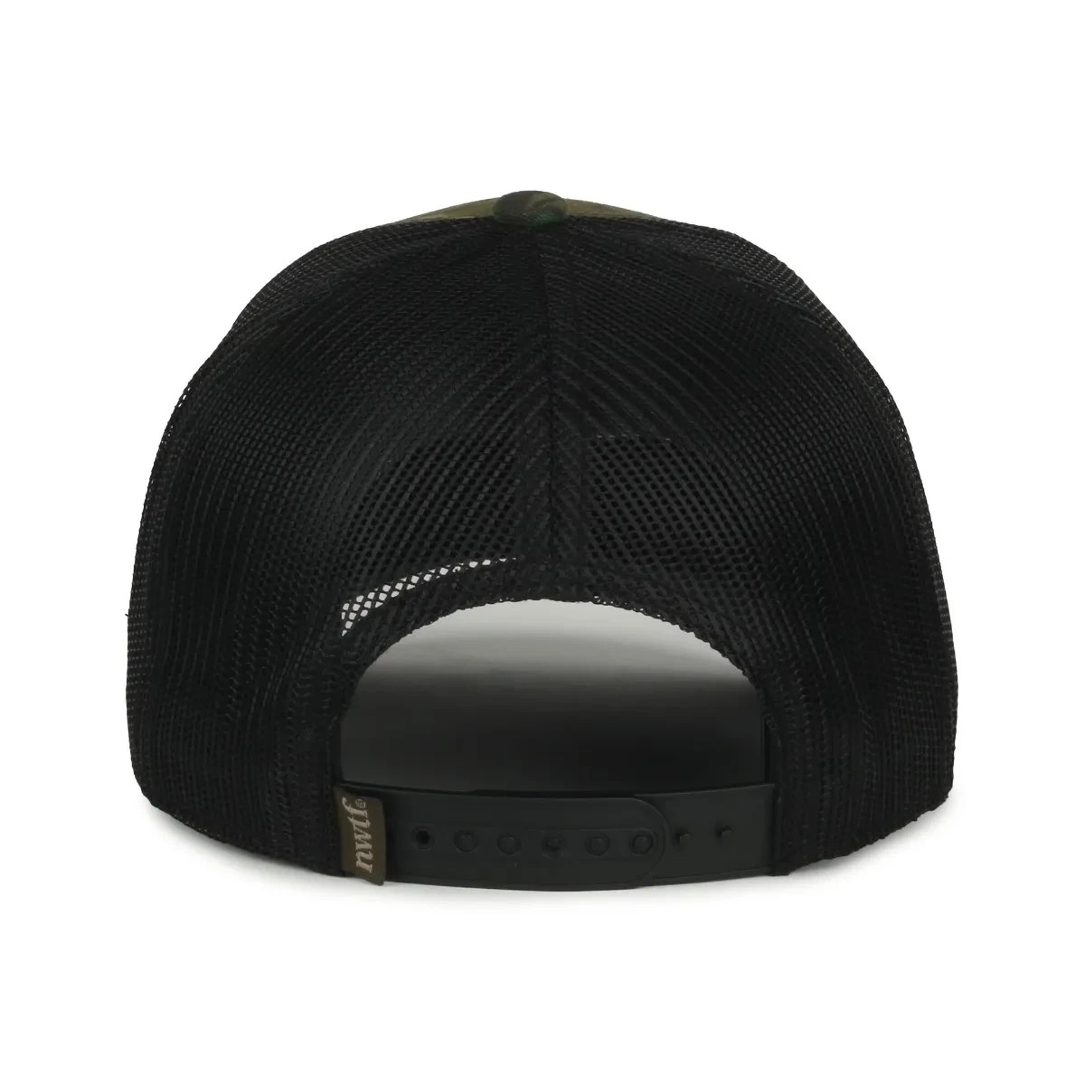 Outdoor Cap Mens NWTF38 Hat, Mossy Oak Greenleaf-Black