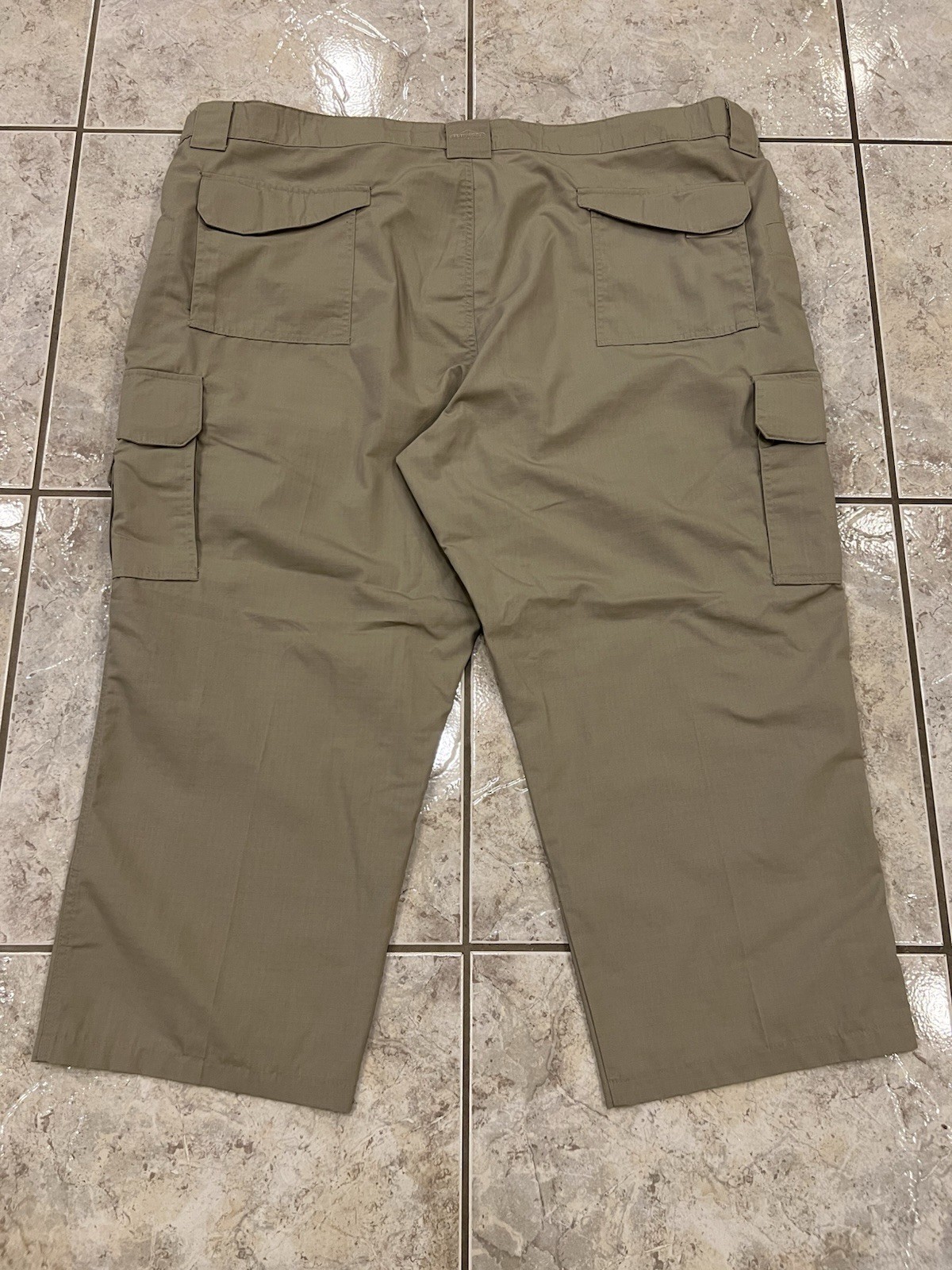 Tru-Spec Men's 54X27 Khaki Tan Tactical Cargo Double Knee BDU Uniform Pants