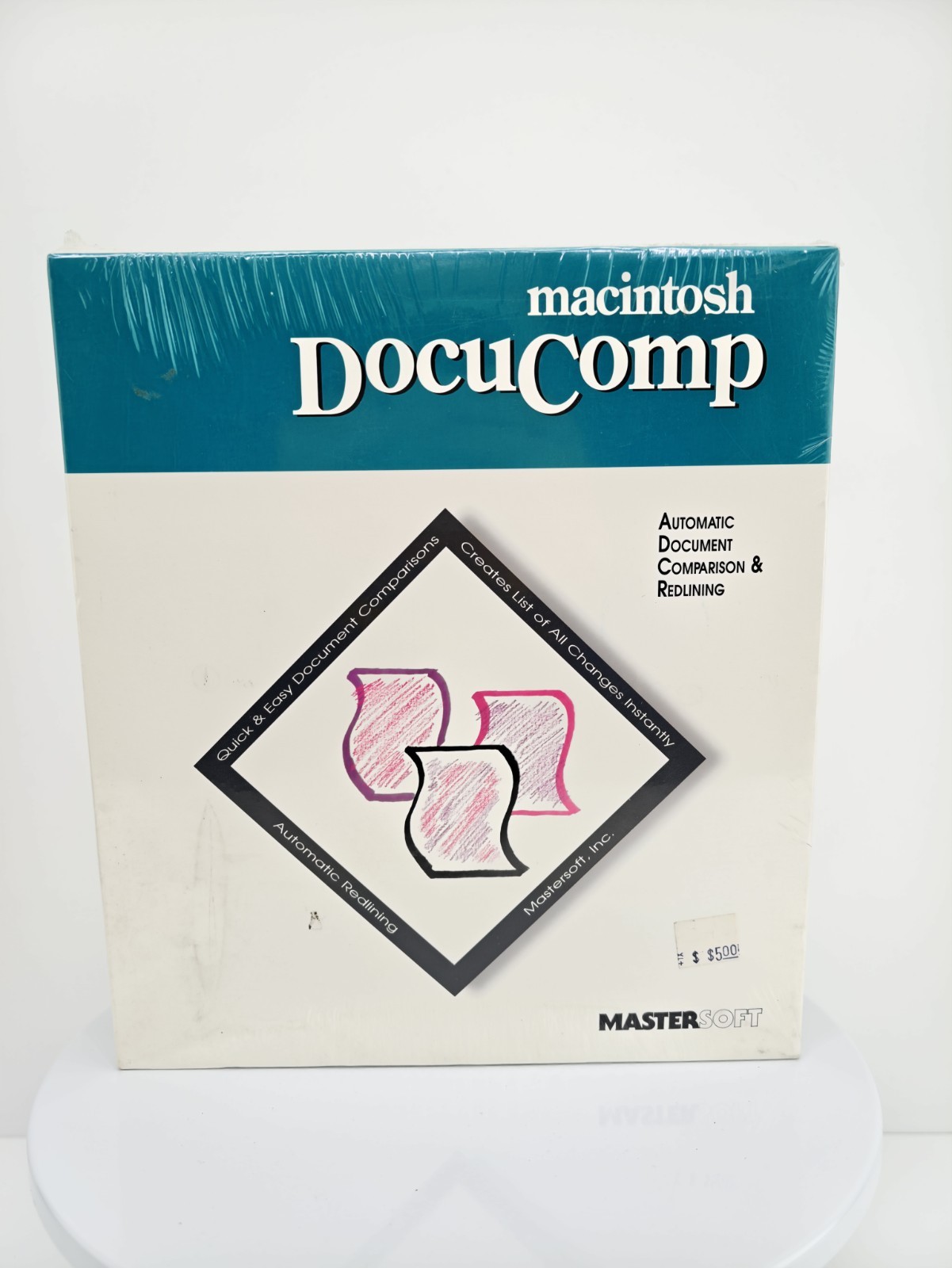 Vintage Macintosh Mastersoft DocuComp Software Apple 1994  NEW SEALED Box
