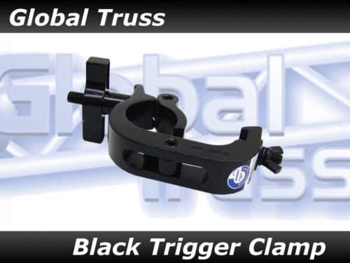 Global Truss Trigger Clamp in Black FinishTurn a 2 man job into a 1 man job!