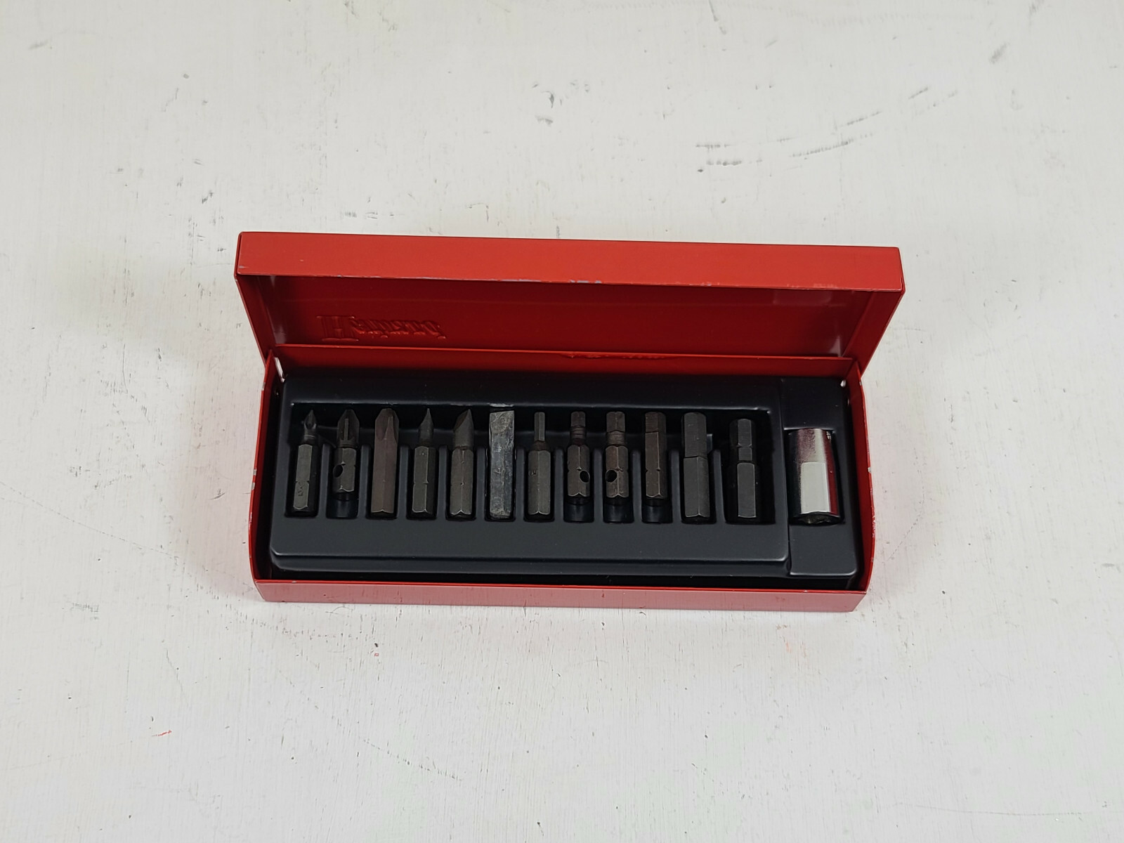 Vintage Herbrand Bit Set MA13-4  1/4" Drive, 13 Pc Set