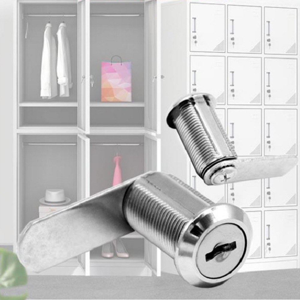 Zinc Alloy Switch Cabinet Mechanical Door Lock Mailbox Lock Metal 2 Keys Office