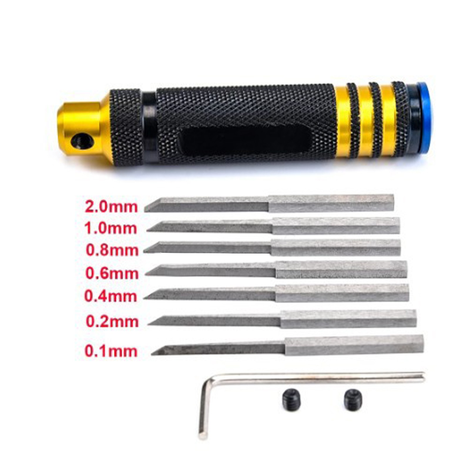 0.1-2mm Blade Prime Model Scriber Resin Carved RC Hobby Cutting Tool for Gundam