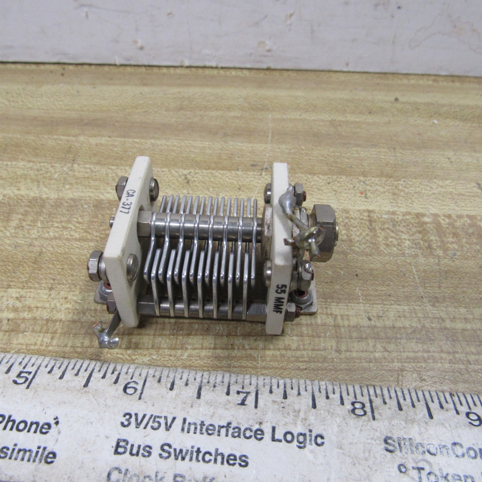 VARIABLE CAPACITOR 50 pF 8 to 55 pF Screwdriver Adjust