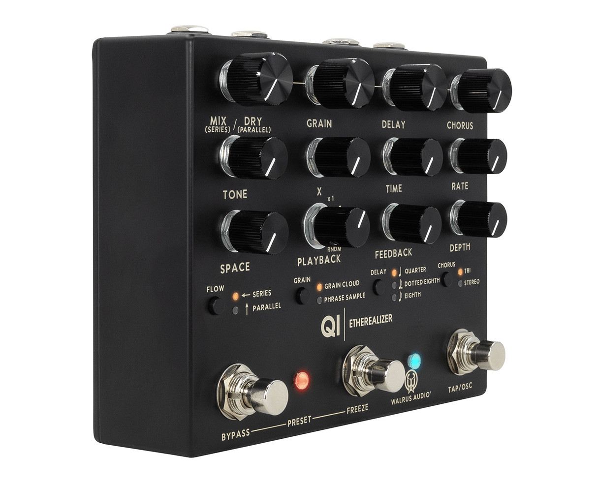 Walrus Audio Qi Etherealizer Multi Effect Pedal - Black