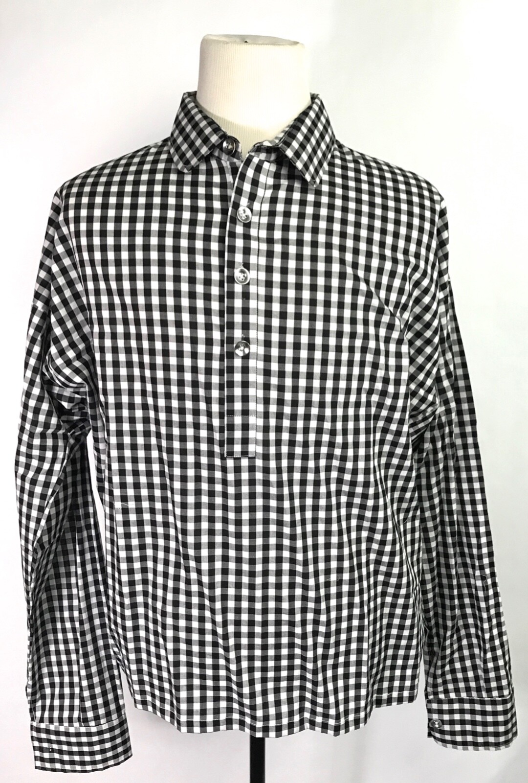 CIVIL WAR US UNION CSA CONFEDERATE FOUR BUTTON PLAID SHIRT-3XLARGE