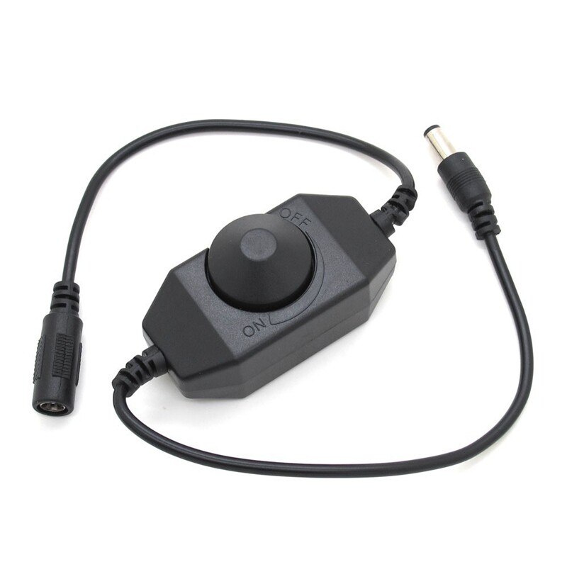 LED Dimmer Switch Brightness Adjust Controller for Single Color DC 12V-24V