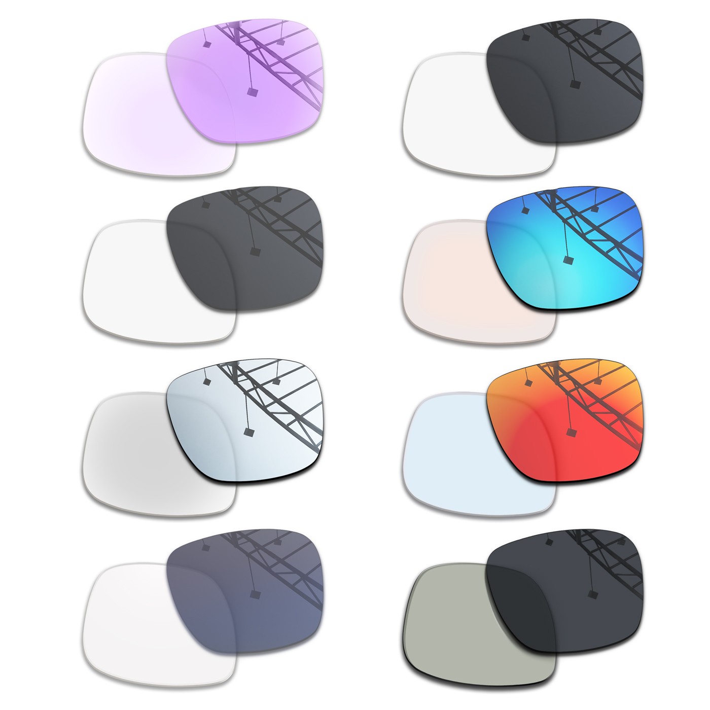 Transition Replacement Lenses for Oakley Holbrook XL OO9417 59mm - NO Polarized