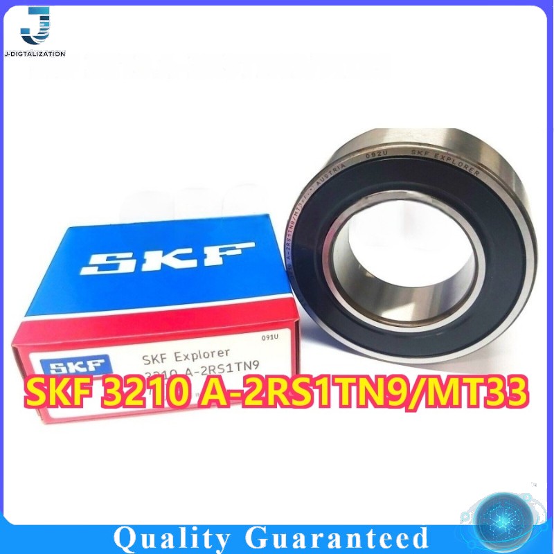 SKF 3210 A-2RS1TN9/MT33 1PC NEW Double Row Angular Contact Bearing 50x90x30.2mm