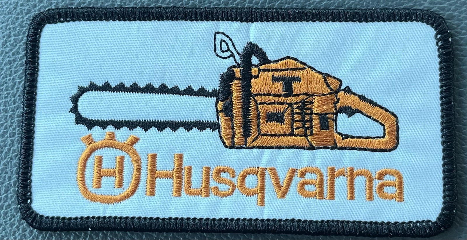 Husqvarna Chainsaw Embroidered Sew-on patch