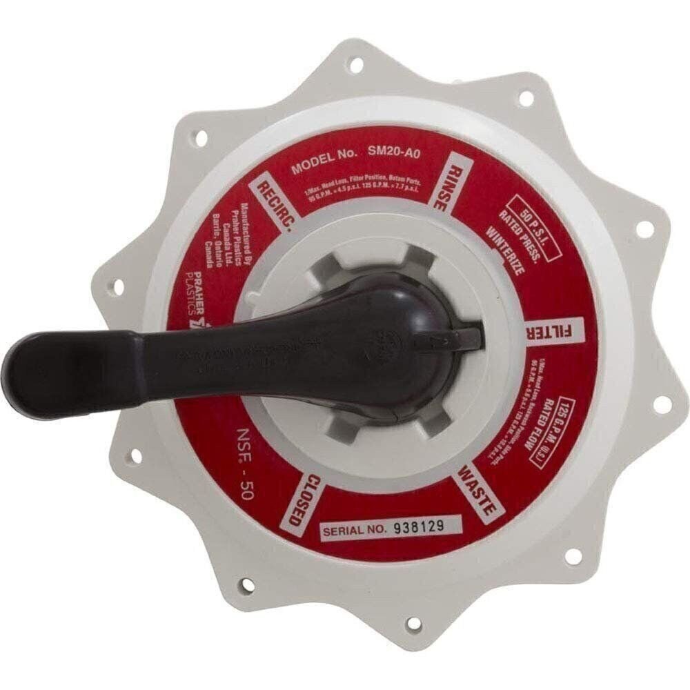 Praher Top Assembly Valve 2in. White with Decal E-50-S2