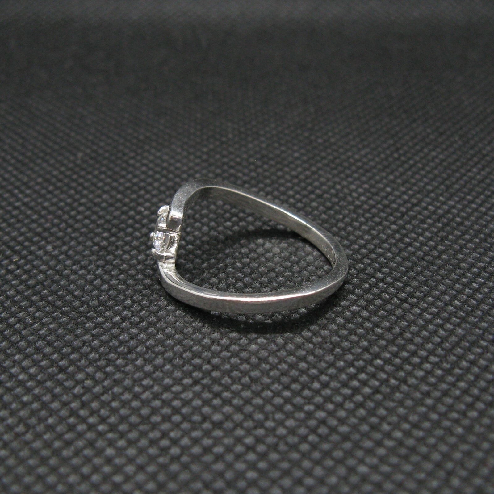 Genuine Sterling Silver Solitaire Ring Solid Hallmarked 925 4.5mm Cubic Zirconia