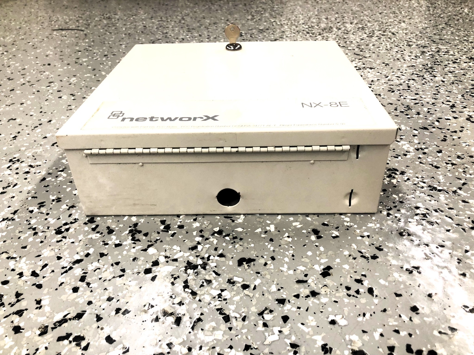 networX Security Alarm Cabinet ONLY NX-8E USED