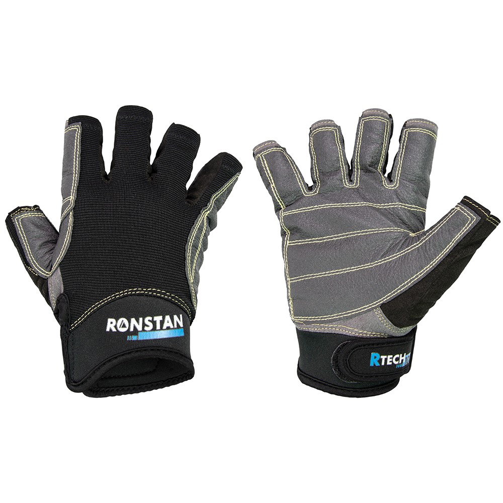 Ronstan Sticky Race Gloves XXL Sailing Gloves Durable Grip & Comfort Fit Black