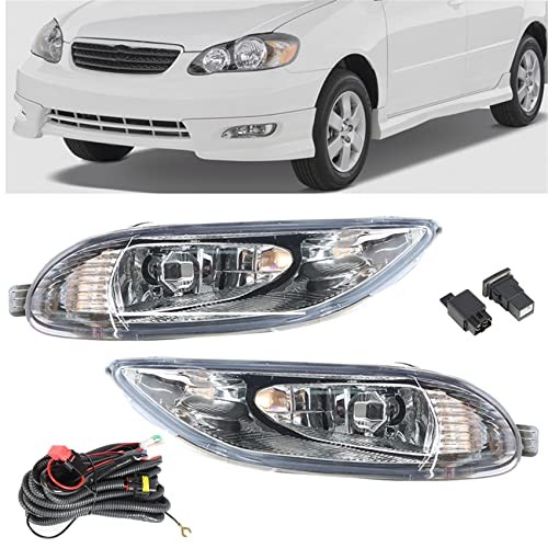 Fog Lights Assembly Replacement for Corolla 2005-2008 Driving Fog Lamps with