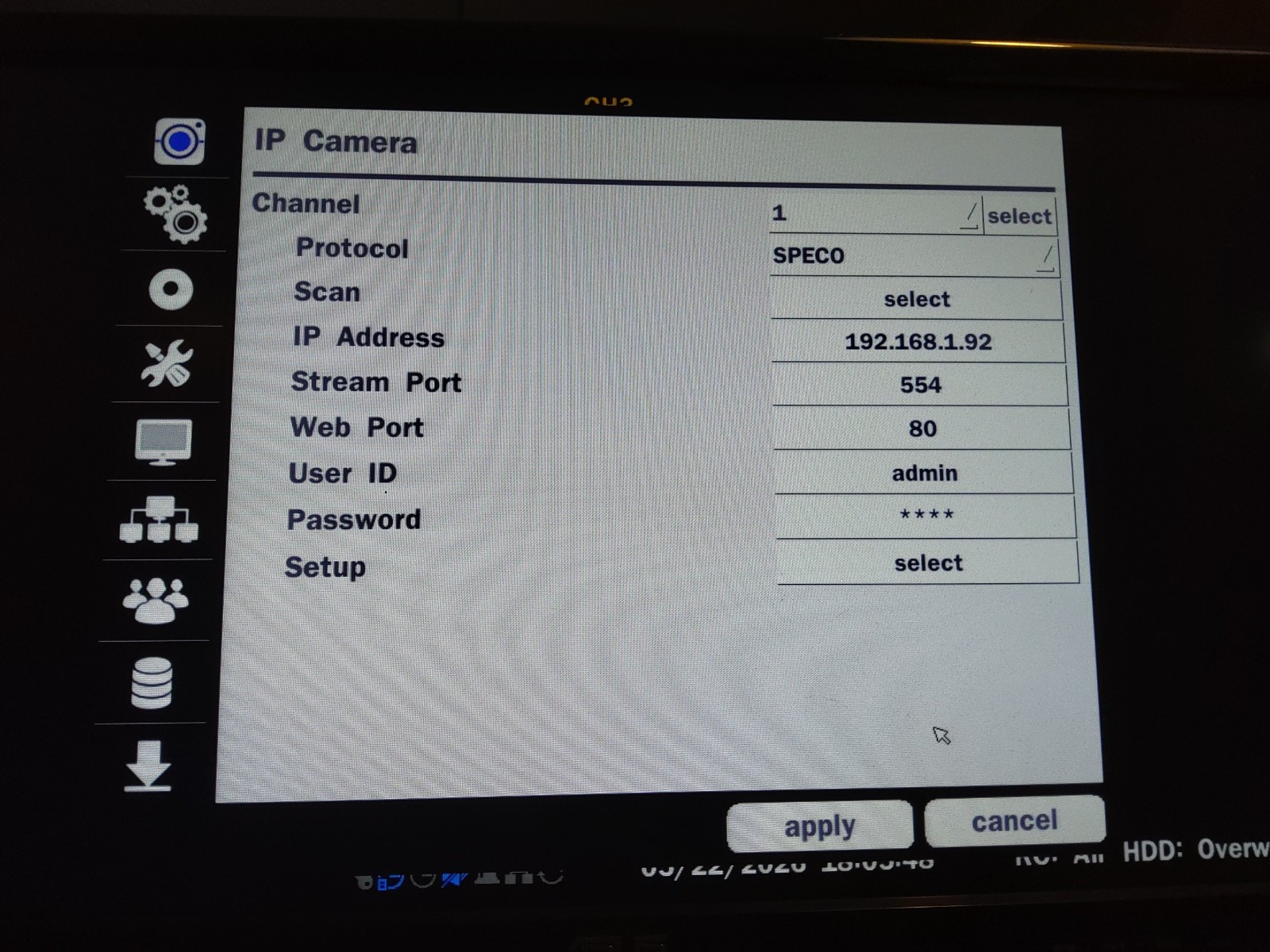 Speco N16NS4TB 16 CH 4TB, Network Server, See Description