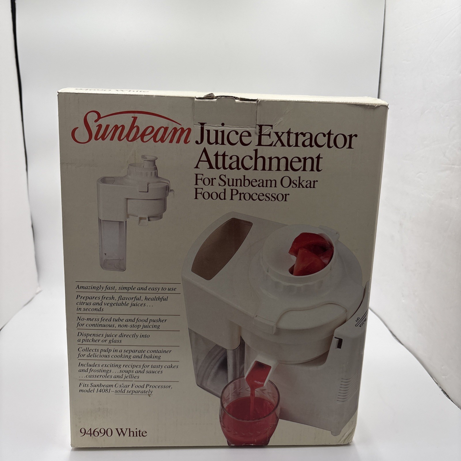 Vintage Sunbeam Juice Extractor Attachment 94690