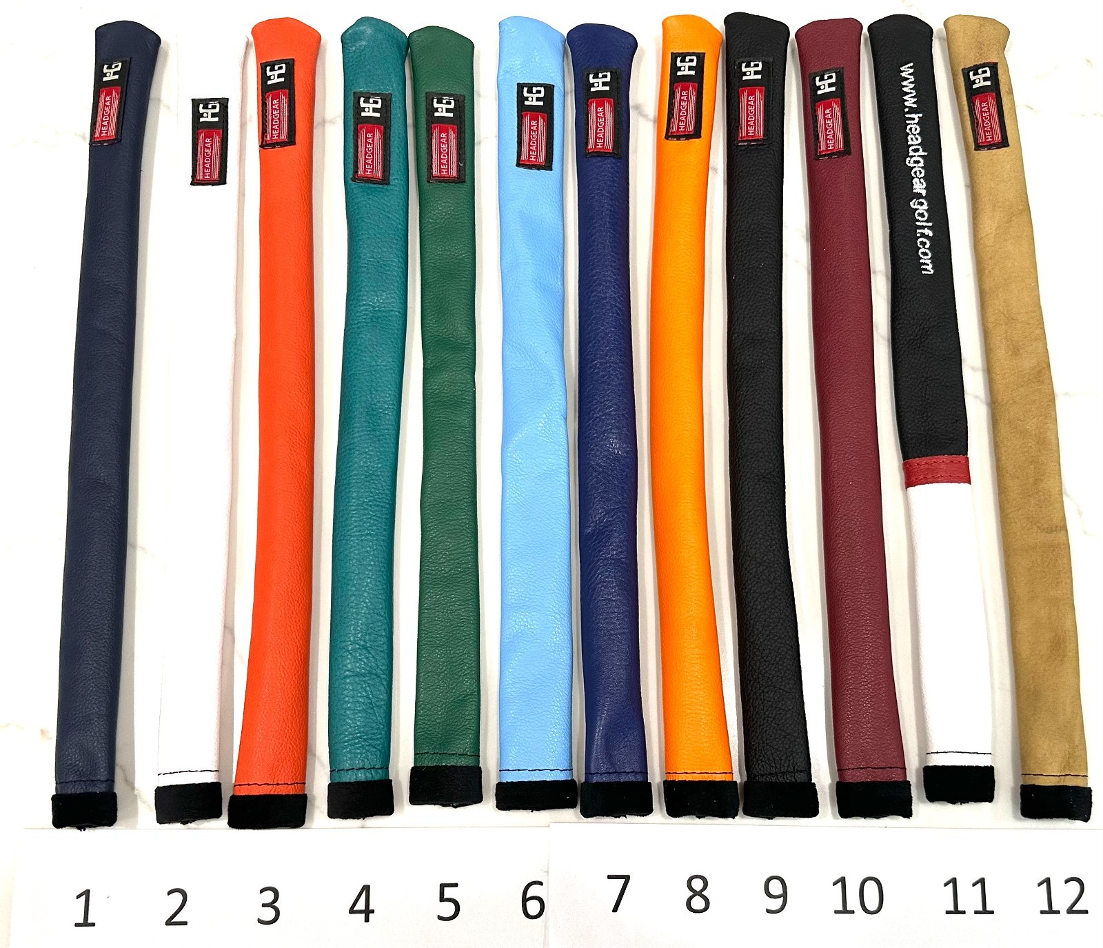 Real Leather Alignment Stick Covers-NEW Colors added-Choose Color