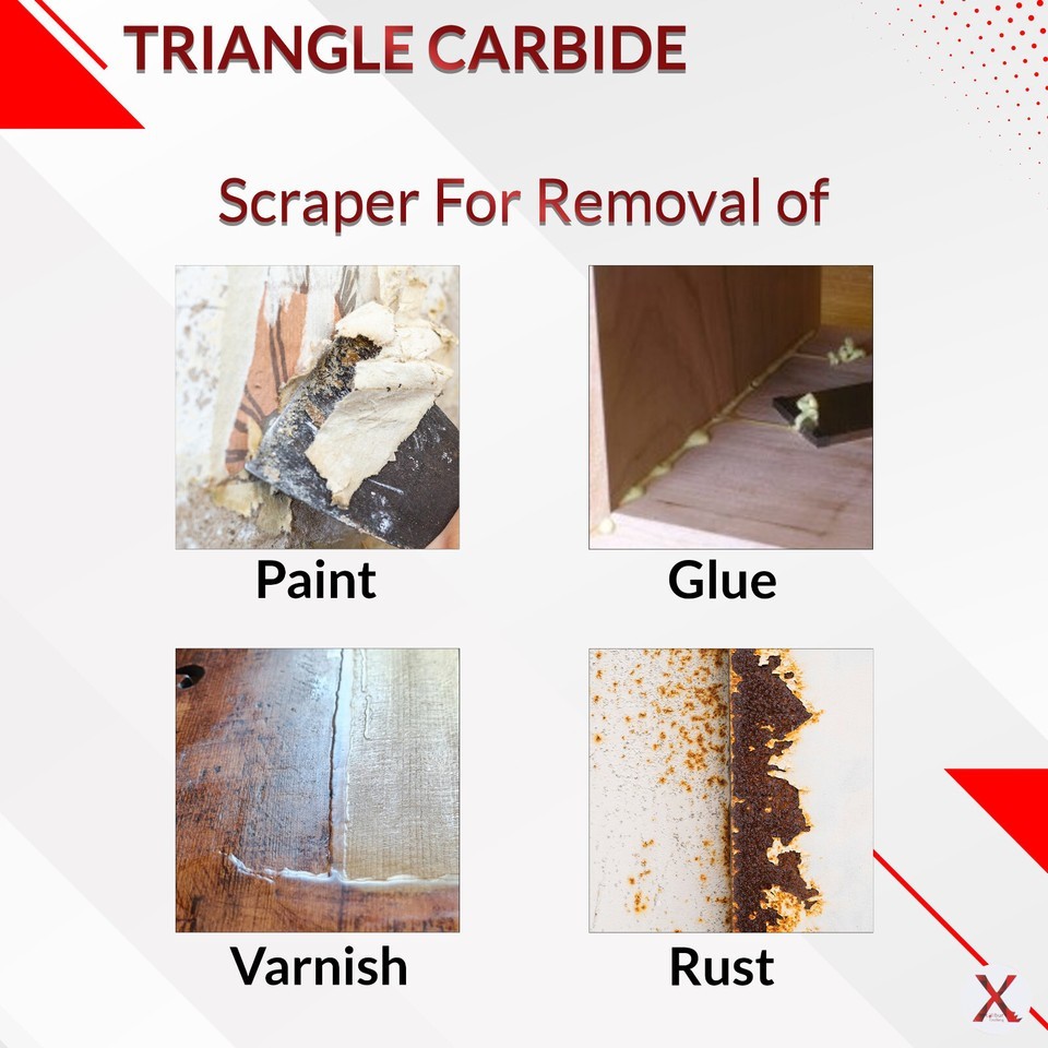 Replacement for 1 Inch Bahco Ergo 625 Triangle Scraper Handle Made By Xcalibur
