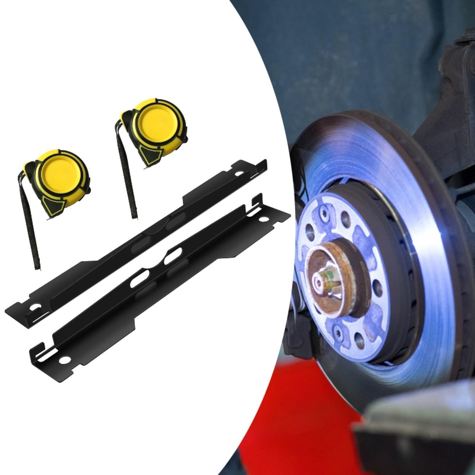 2Pcs Wheel Alignment Tool Toe Alignment Plate with Tape Spare Parts High