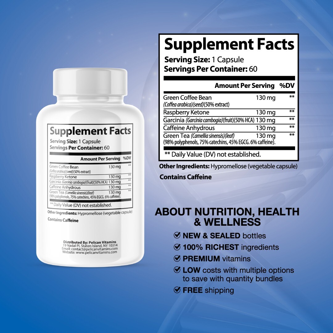 LeanGene-Blood/Weight Support- 2 Bottles- 120 Capsules