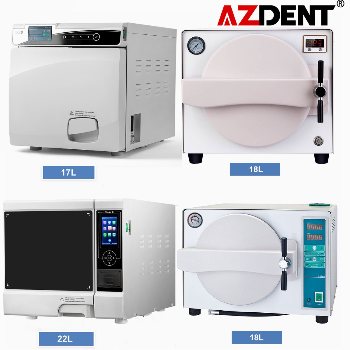 18L/22L Dental Autoclave Steam Sterilization Class B Sterilizer with Printer