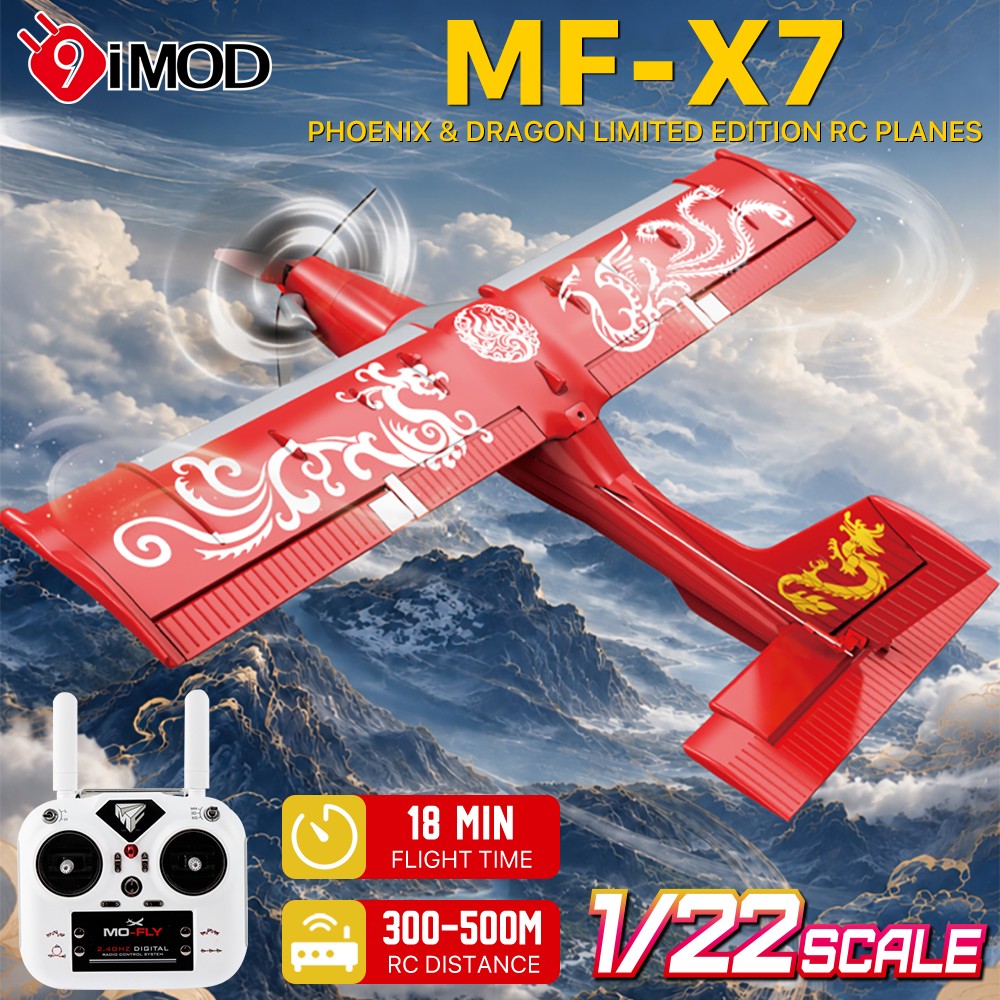 9IMOD RC Fixed Wing Plane Brushless Motor Phoenix Draco EPP Foam RTF 2.4G 500m