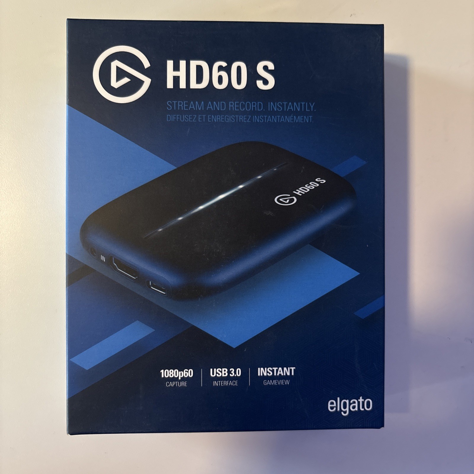 Elgato HD60 S Game Capture Card - Black (1GC109901004) Brand New Sealed