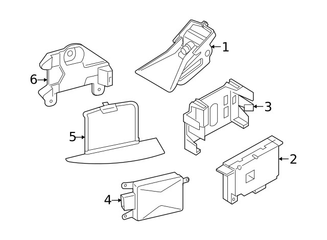 Genuine BMW Collision Avoidance Control Module 66-51-5-A35-0D2