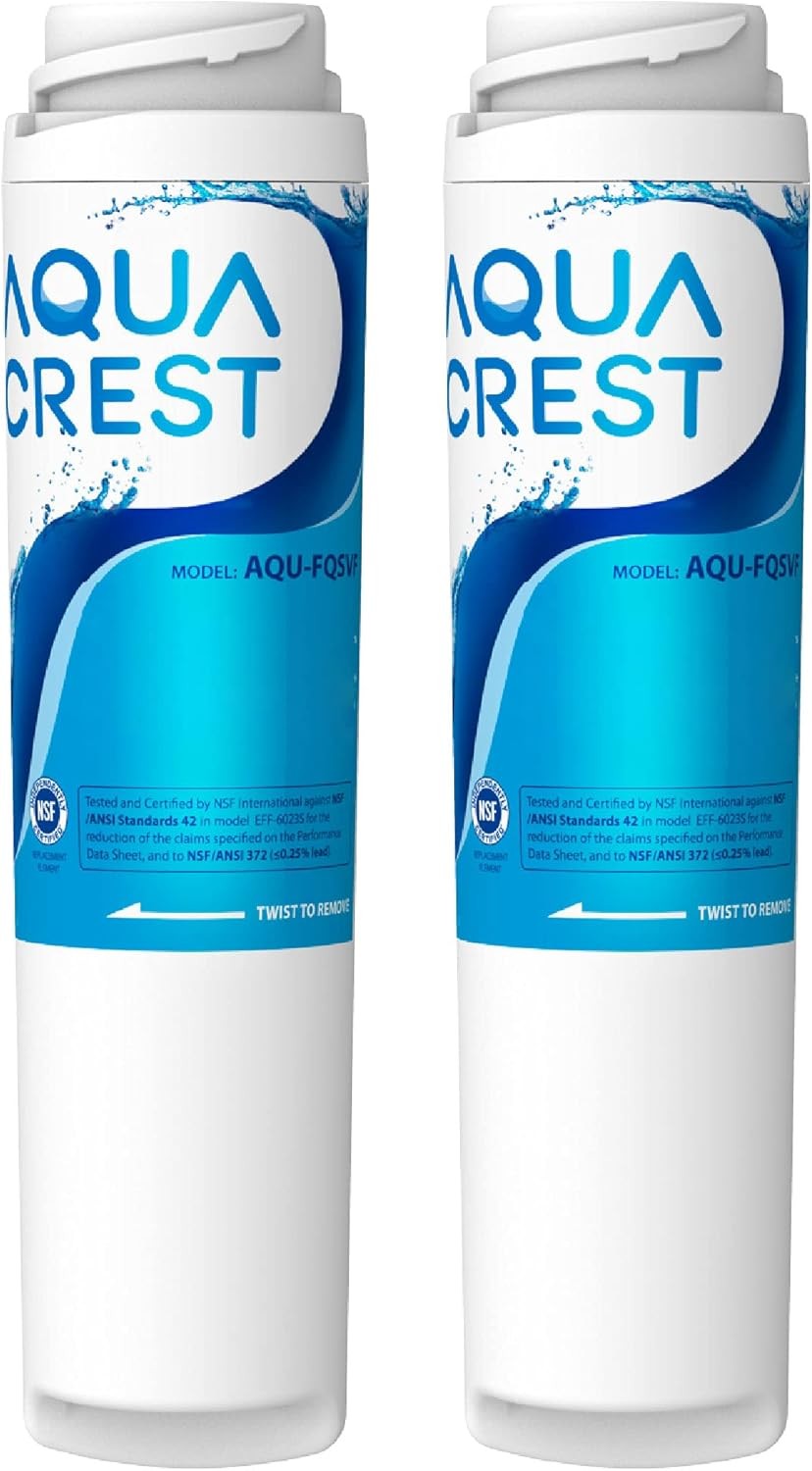 AQUA CREST FQSVF Unde Sink Water Filter, Replacement for GE® FQSVF