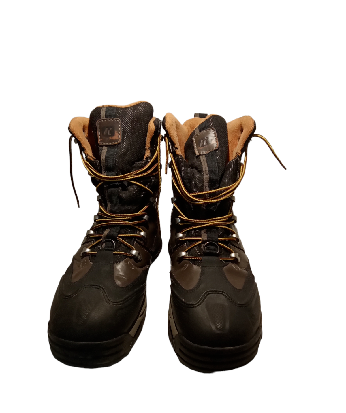 Korkers SnowJack Pro Safety Men's Industrial Boot, Brown, 10.5 W/CLING ON SOLES