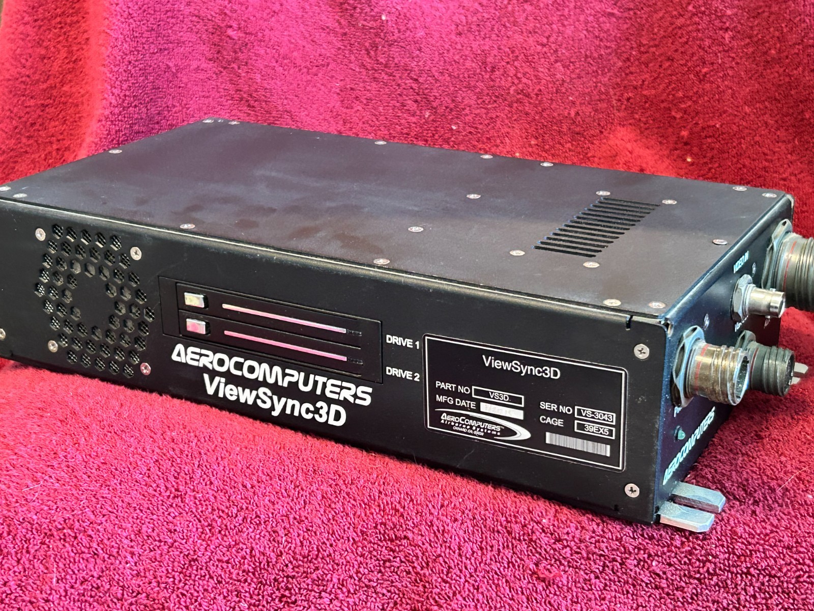AEROCOMPUTERS VIEWSYNC 3D P/N VS3D VIDEO OVERLAY SYSTEM