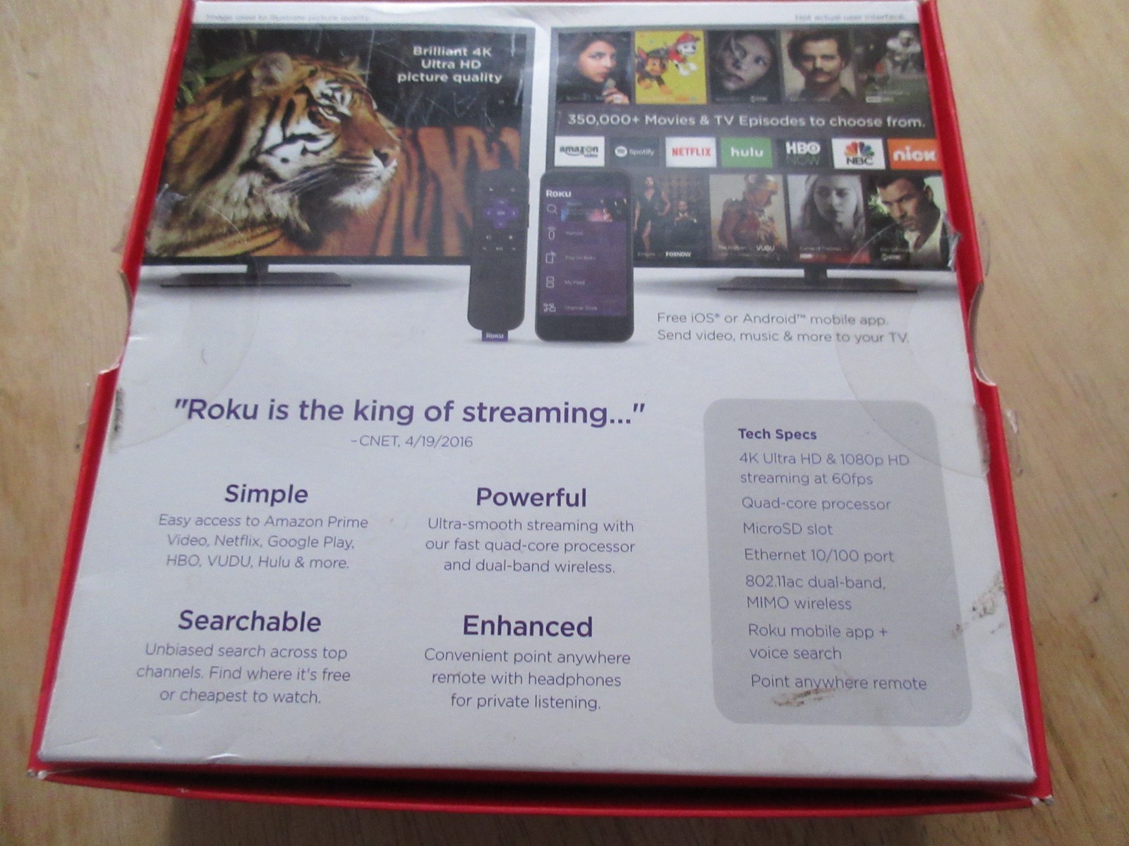 Roku Premier+ (5th Generation) 4K Media Streamer 4630R - Black