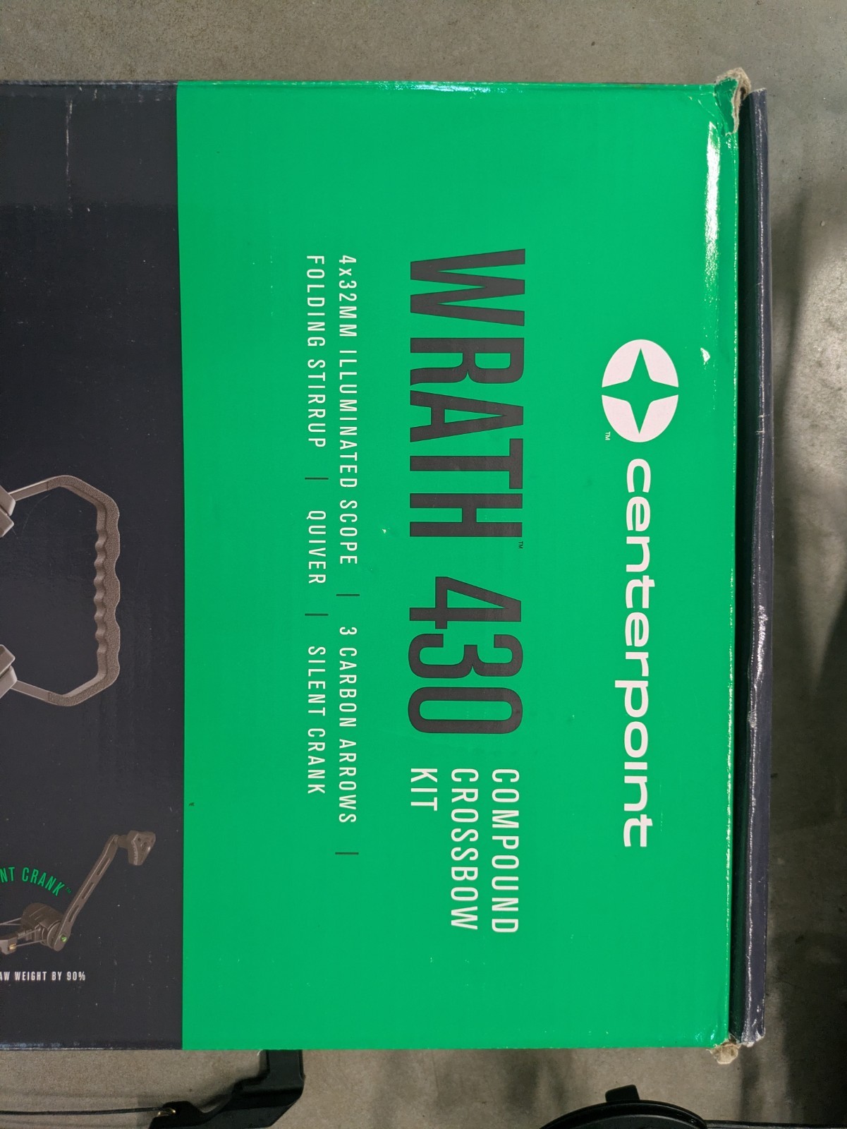 CenterPoint Wrath 430 Compound SC package Crossbow 430 FPS
