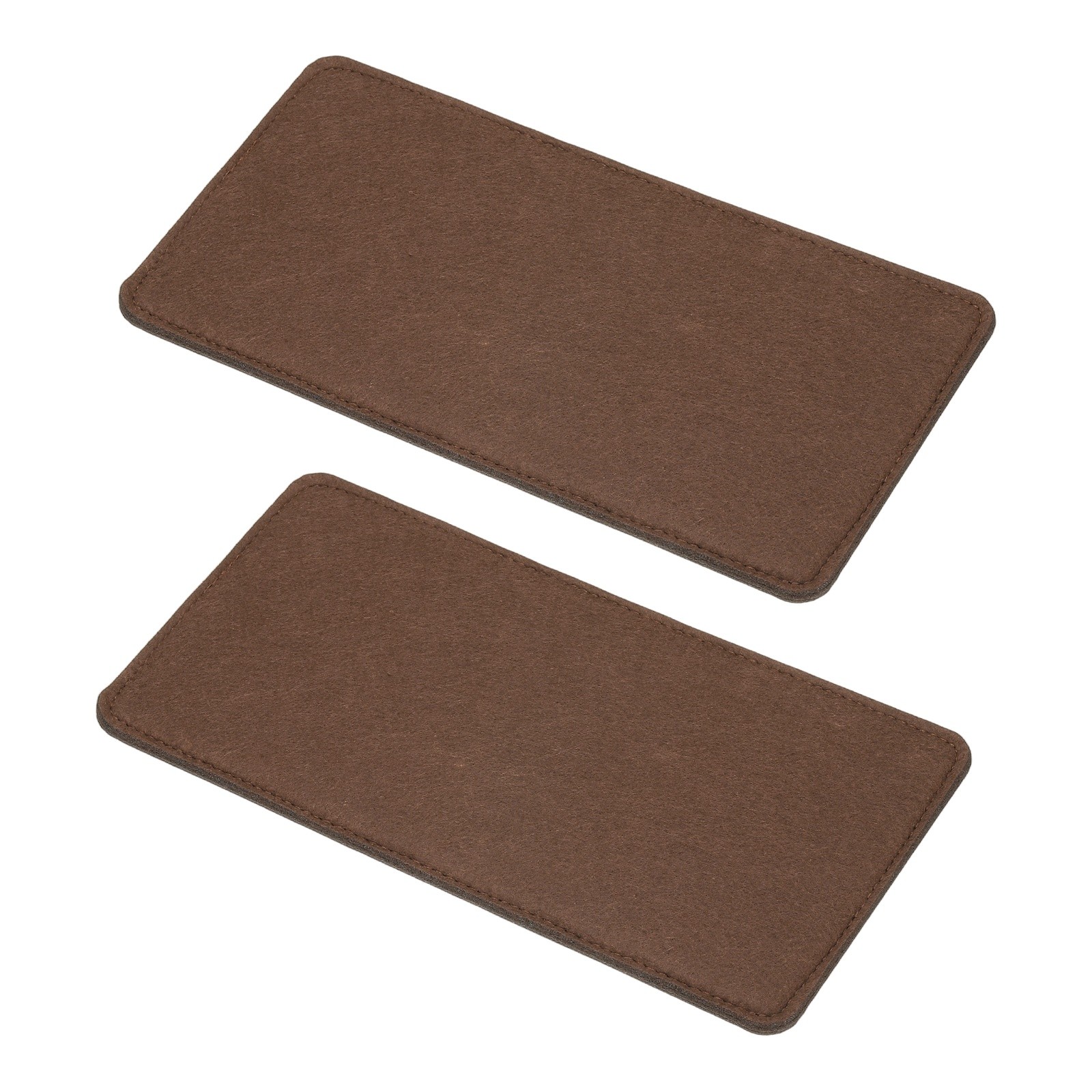 Felt Base Shaper, Bag Bottom Shaper 11 x 6 Inch for Purse (2 Pack, Coffee)