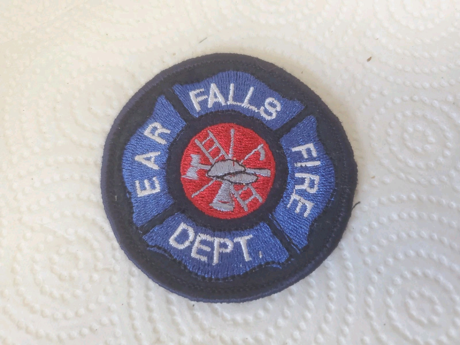 2-3/4" Cloth Patch Ear Falls Fire Department Ontario Canada
