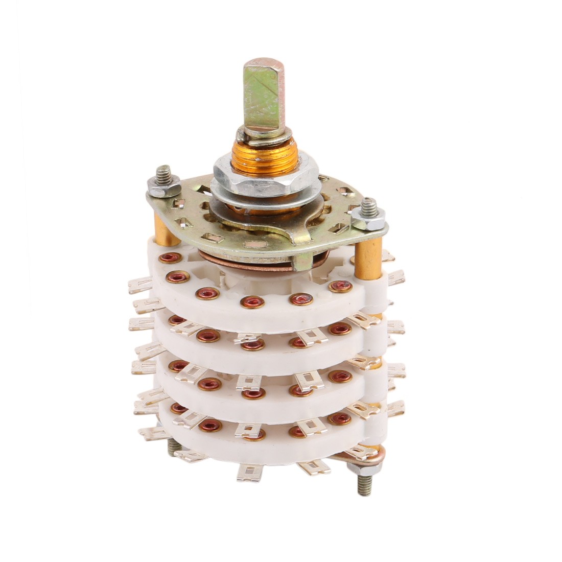 8 Pole 5 Position Four Decks 48 Terminal Band Channel Rotary Switch Selector