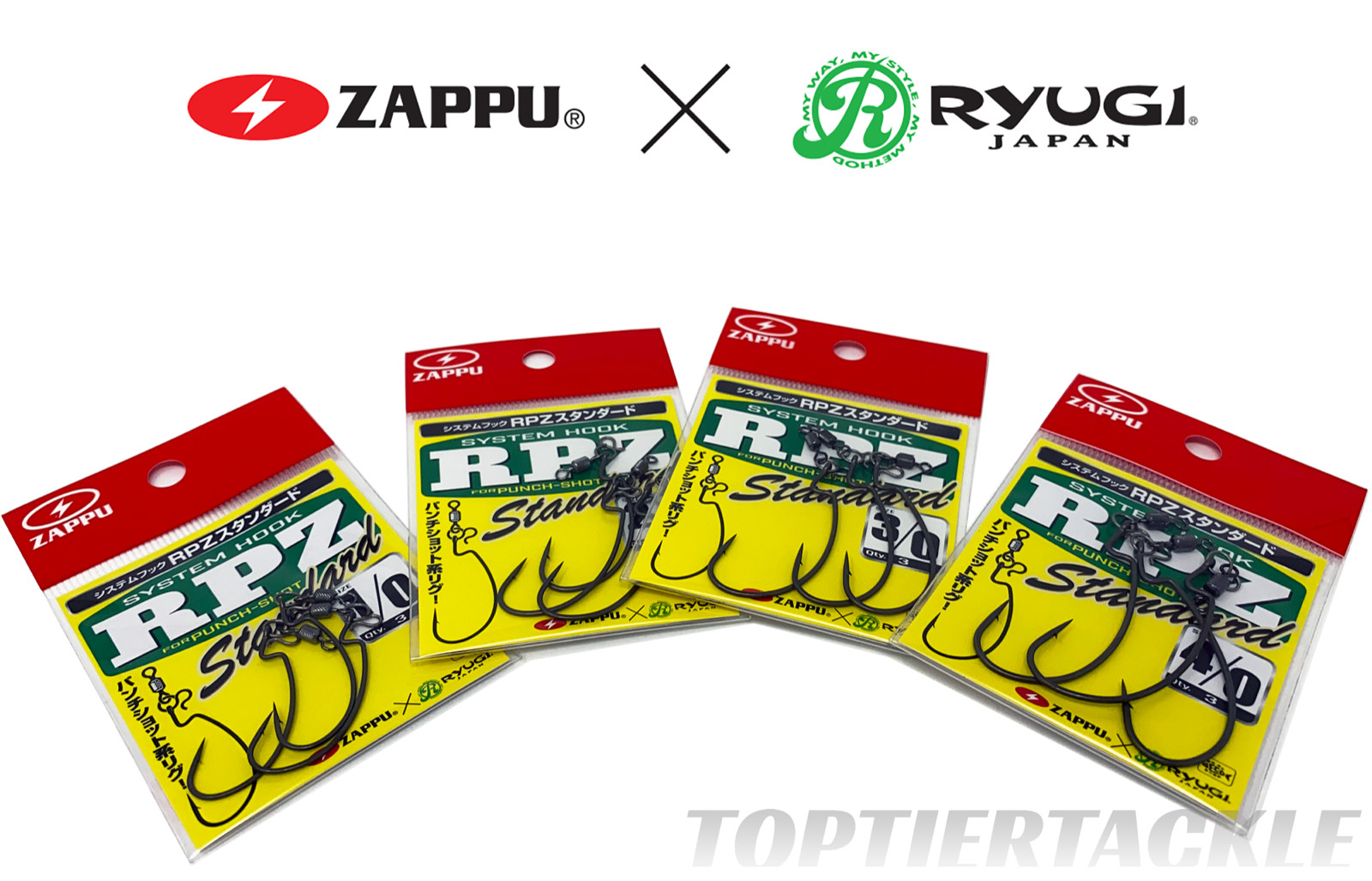 Zappu X Ryugi Japan System Hook RPZ Standard Offset Hook - Select Size(s)