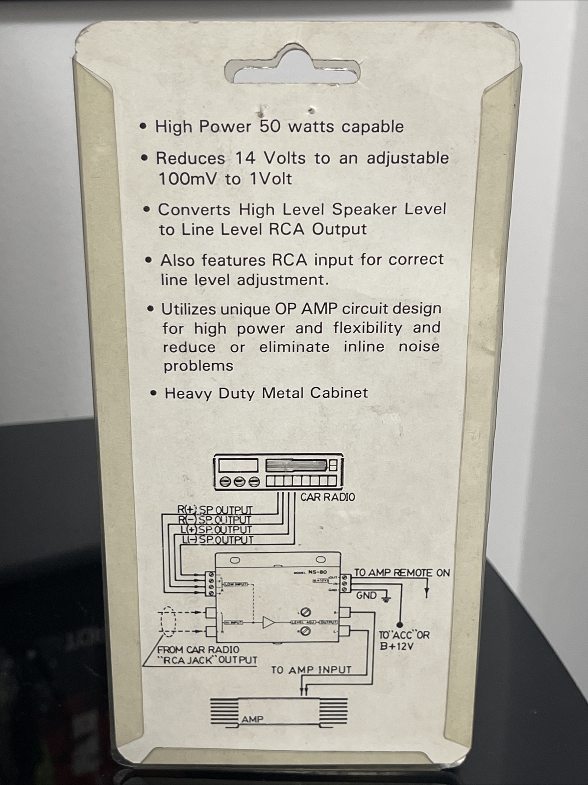 PYRAMID - High / Low Level Adapter - NS-80 - Open Box - Car Stereo OP Amp