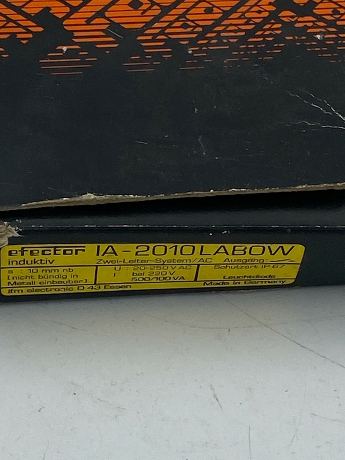 Ifm IA-2010LABOW Inductive Sensor