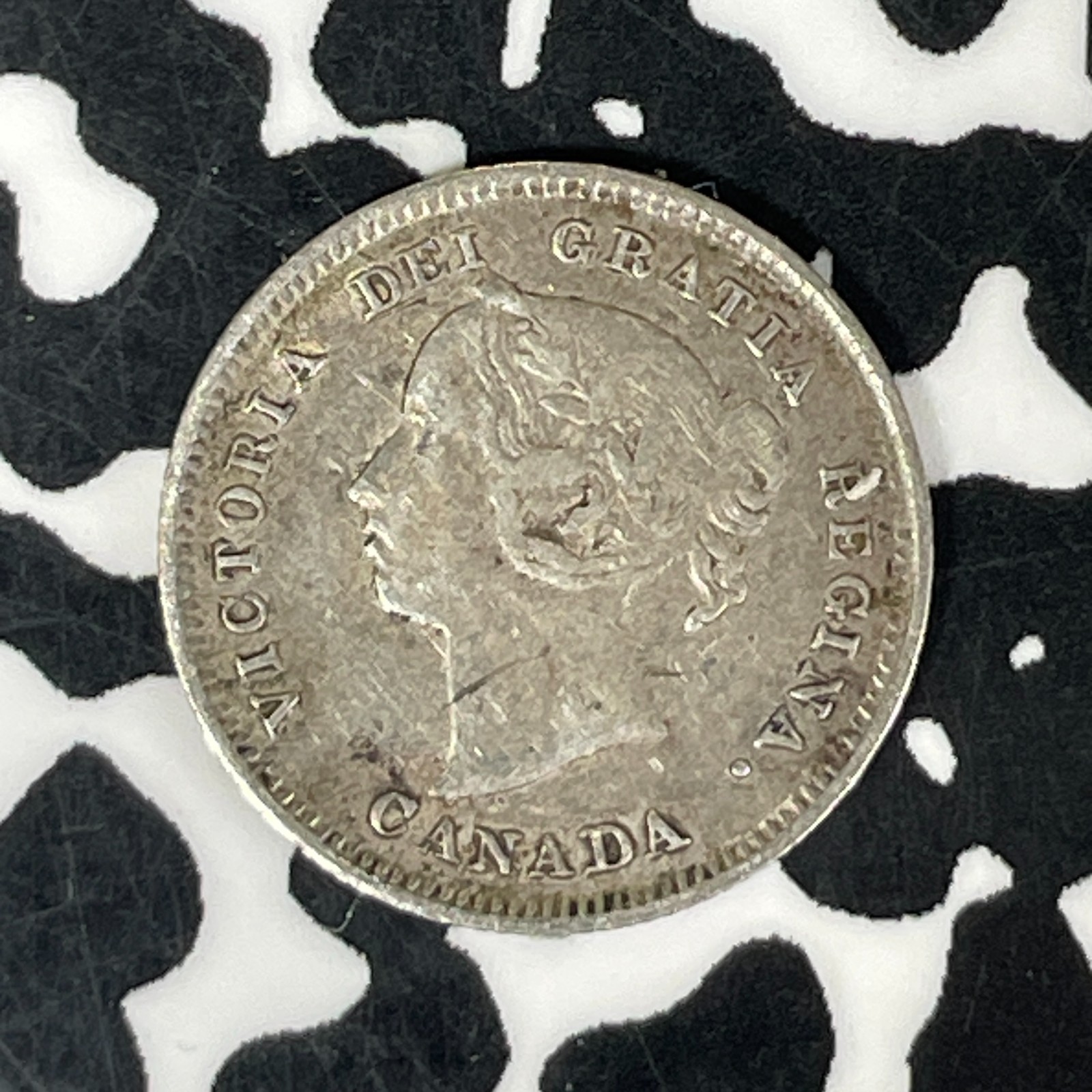 1885 Canada 5 Cents Lot#JM9407 Silver! Nice! Better Date