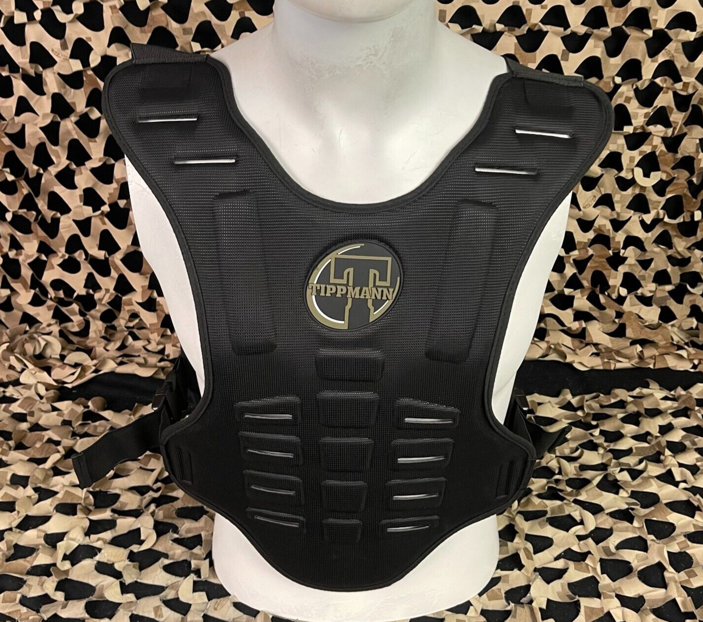 NEW Tippmann Hard Body Armor Chest Protector - Black (36895)
