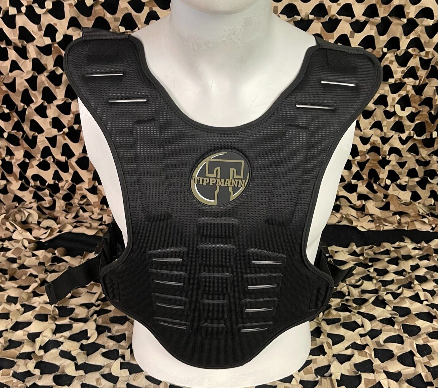 NEW Tippmann Hard Body Armor Chest Protector - Black (36895)