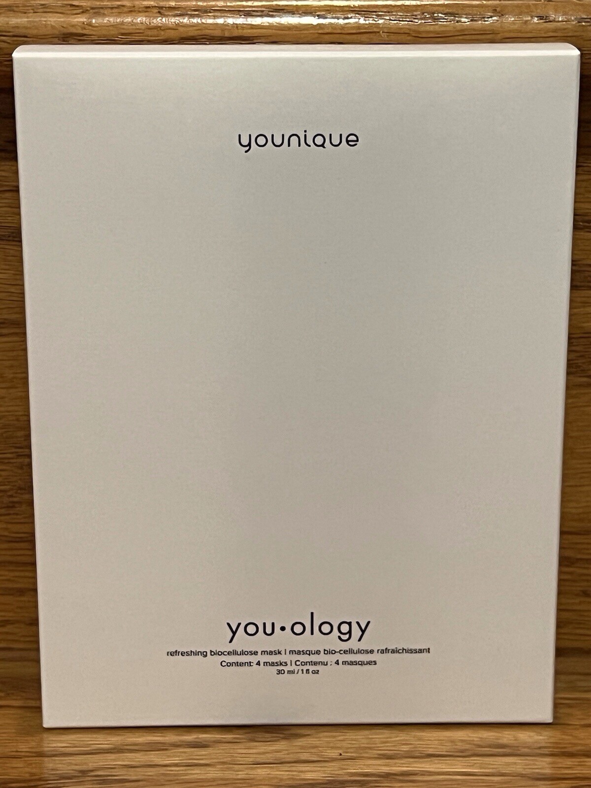 Younique Biocellulose Masks New In Box - 4 Count Pack