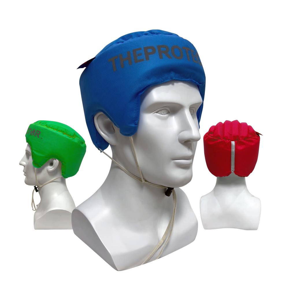 Helmet Soft Shell Head protection, Flexible, Disposable, Biodegradable (x4 pack)